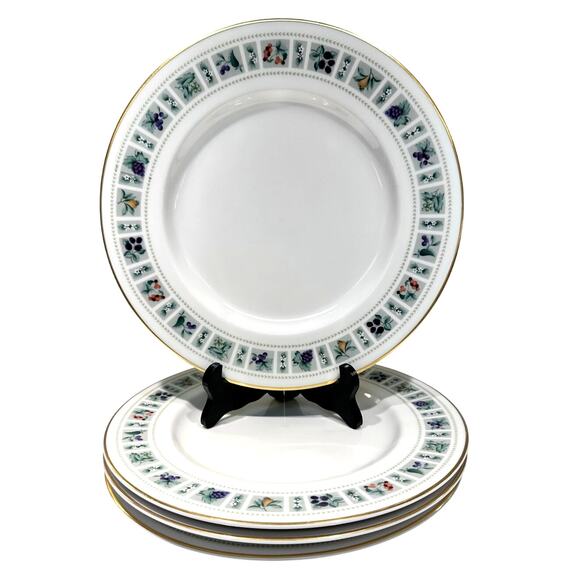 Royal Doulton England Tapestry TC1024 Fine China Dinner Plates-Excellent Set-4 - Picture 1 of 4